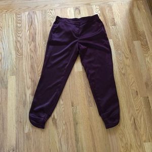 NWT WHBM maroon pants